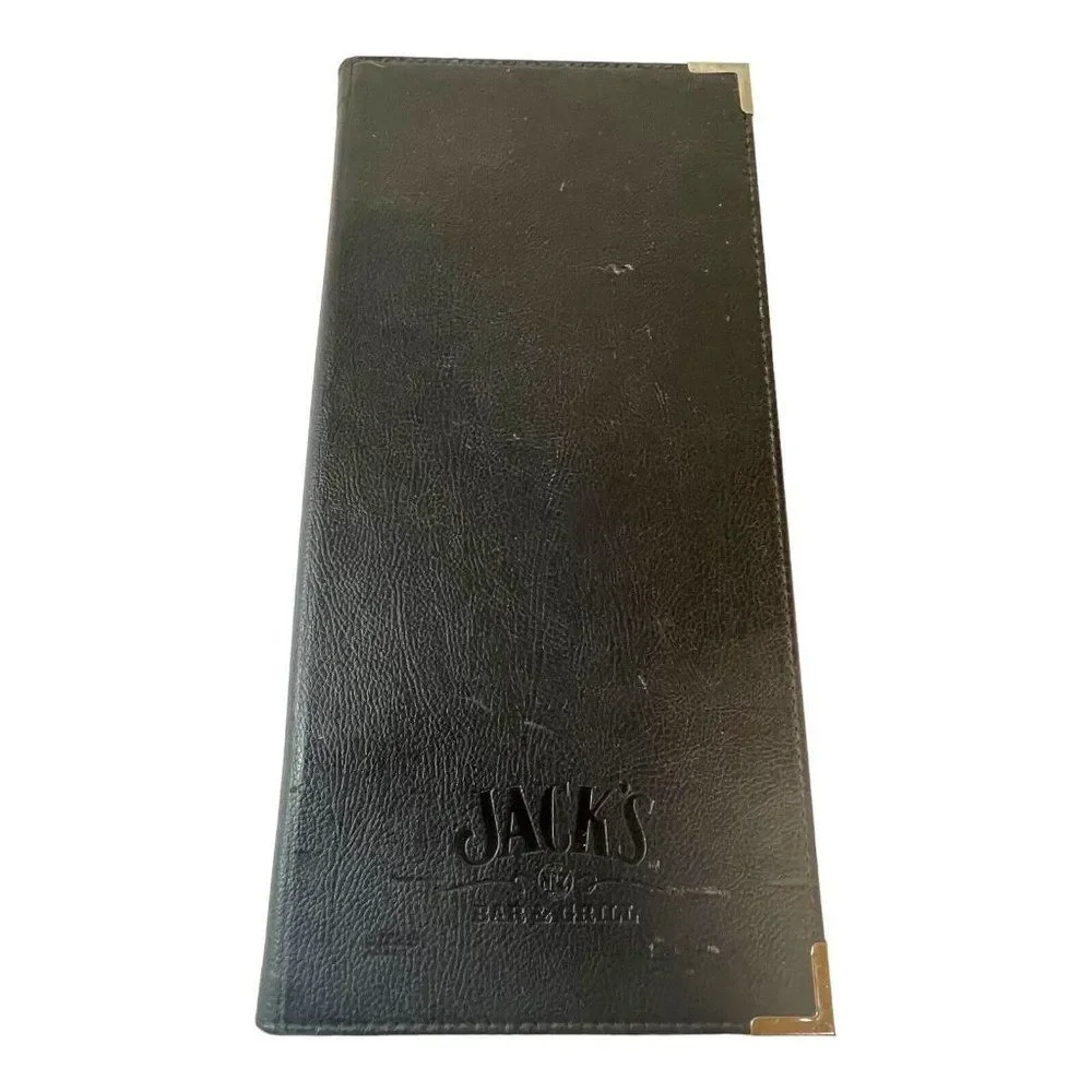 VTG JACK DANIELS Old No 7 Leather Book Whiskey Drink Menu And Jack And Coke Sign - Picture 6 of 10